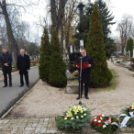 Dr. Sattler János halálának 70. évforulója alkalmából megtartott megemlékező koszorúzás