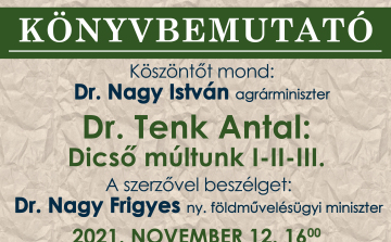 Tenk Antal könyvét mutatják be a Huszár Gál Városi Könyvtárban