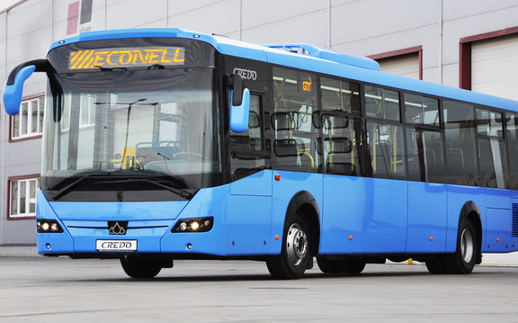 A Kravtex-Kühne cégcsoport Credo buszát teszteli a BKV Zrt.