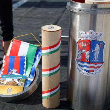 Mosonmagyaróvári Városi Sportcsarnok Alapkőletétele (Fotó: Horváth Attila)