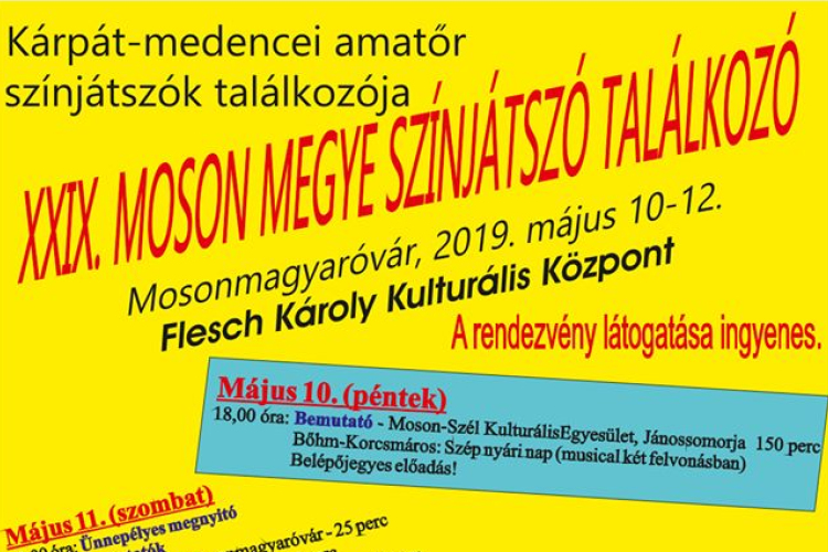 Holnap indul a XXIX. Színjátszó Találkozó 