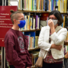 Szabados Ági a Huszár Gál Városi Könyvtárban