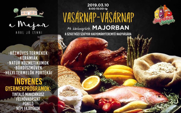 Vasárnap Vásárnap! A Szigetközi Szatyor hagyományteremtő nagyvására!