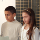 A Mosonmagyaróvári Tanoda ünnepélyes projektnyitó rendezvényére a Családok Átmeneti Otthonában.