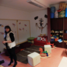 A Mosonmagyaróvári Tanoda ünnepélyes projektnyitó rendezvényére a Családok Átmeneti Otthonában.