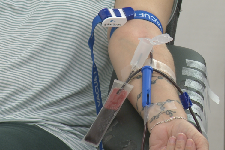 Véradást szervezett a katasztrófavédelem