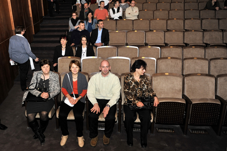 Sajtótájékoztató - VÉGET ÉRT A SZIGETKÖZ AGÓRÁJA PROJEKT (Fotó: Hajósi Miklós)