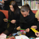 A Veszprém Barabás Duna Takarék KC kézilabda csapat a Gyerekek Átmeneti Otthonában (Fotó: Nagy Mária)