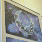 Mandala kiállítás a Huszár Gál Városi Könyvtárban ( Fotó: Patács Judit )