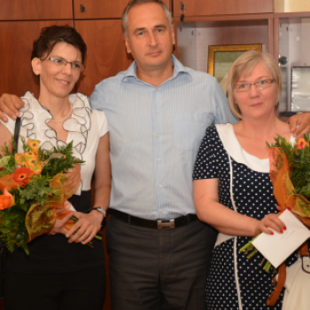 Jubileumi köszöntés a Városházán (Fotó: Nagy Mária)