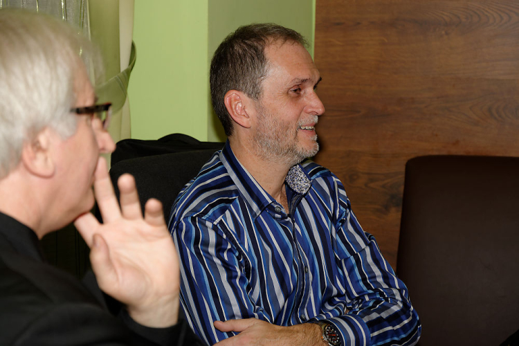 Író-olvasó találkozó Csitáry-Hock Tamással, a Zöld Kobold Sörözőben (fotó: Horváth Attila)