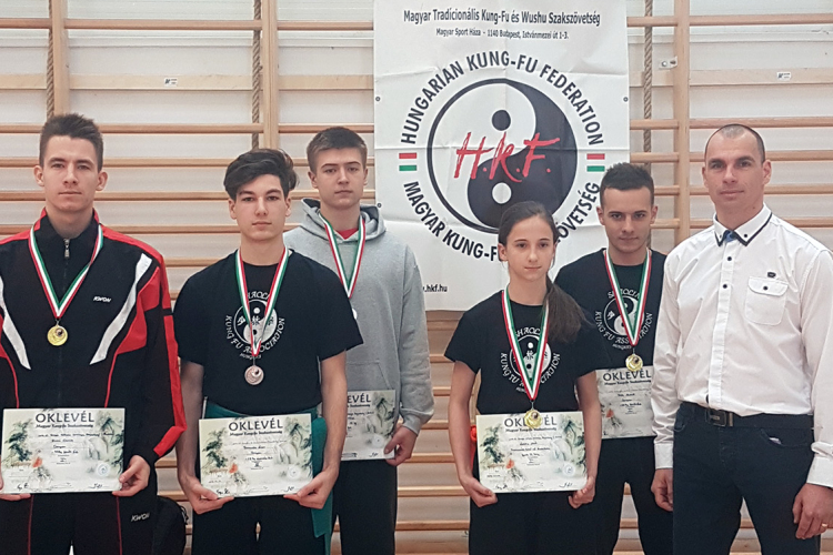 Sikerekkel kezdődött a 2019 –es versenyszezon a Mosonmagyaróvári Chang Shaolin Kung Fu iskolának.