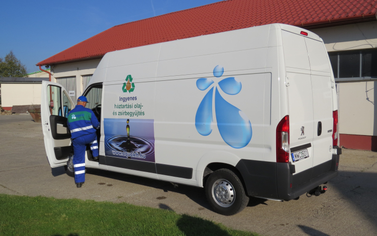 Háztartási olaj-és zsírbegyűjtés Mosonudvaron