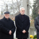 Dr. Sattler János halálának 70. évforulója alkalmából megtartott megemlékező koszorúzás