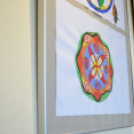 Mandala kiállítás a Huszár Gál Városi Könyvtárban ( Fotó: Patács Judit )