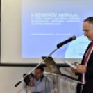 Sajtótájékoztató - VÉGET ÉRT A SZIGETKÖZ AGÓRÁJA PROJEKT (Fotó: Hajósi Miklós)