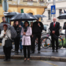 Hőnel Béla emléktábla avatás Mosonmagyaróváron