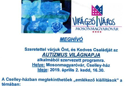 Kék séta és emlékező kiállítás az Autizmus Világnapja alkalmából