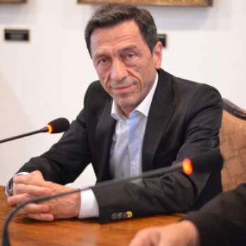 Kép-mutatás - előadó: Csalló Gábor (Fotó: Nagy Mária)