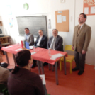 A Mosonmagyaróvári Tanoda ünnepélyes projektnyitó rendezvényére a Családok Átmeneti Otthonában.