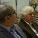 Reisinger Attila: Holtak ideje című könyvének bemutatója a Huszár Gál Városi Könyvtárban ( Fotó: Patács Judit )