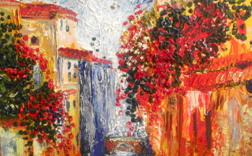 Festménykiállítás a könyvtárban