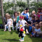 Az Ebuló Kutyaiskola interaktív kutyás bemutatója a Pillangó óvodában (Fotó: Stipkovits Veronika)