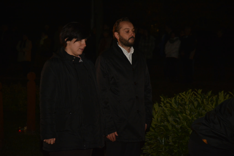 Kegyeleti megemlékezés a Gyásztéren (Fotó: Nagy Mária)