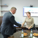 Adomány átadás a Greiner Bio-One Kft.-nél (Fotó: Nagy Mária)