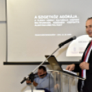 Sajtótájékoztató - VÉGET ÉRT A SZIGETKÖZ AGÓRÁJA PROJEKT (Fotó: Hajósi Miklós)