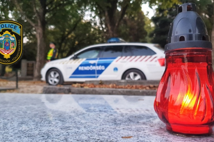 Halottak napja - az értékek védelmére hívja fel a figyelmet a rendőrség
