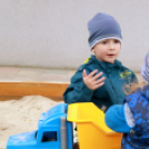 A Pillangó Óvoda és Mini Bölcsöde közös húsvétolása a Mosonmagyaróvári Mentőszolgálat gyermekeivel