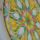 Mandala kiállítás a Huszár Gál Városi Könyvtárban ( Fotó: Patács Judit )