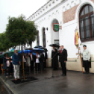 Hőnel Béla emléktábla avatás Mosonmagyaróváron