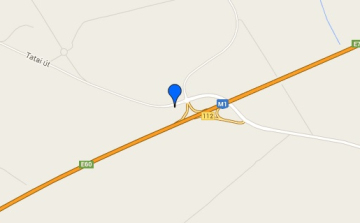 Kigyulladt egy autó az M1-esen