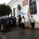 Hőnel Béla emléktábla avatás Mosonmagyaróváron