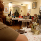 Óvárosi esték - meditatív impressziók: Karczagi Endre festőművész és Vizsy Ferenc író beszélgetőestje (fotó: Horváth Attila)