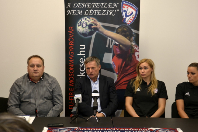 Eu-Fire Mosonmagyaróvár KC sajtótájekoztató 