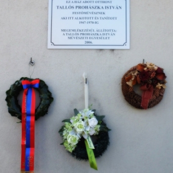 Tallós Prohászka István felvidéki festőművészre emlékeztek Mosonmagyaróváron