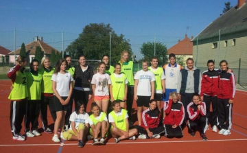 Új sportpálya a halászi iskolában