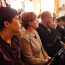 A Mosonmagyaróvári Tanoda ünnepélyes projektnyitó rendezvényére a Családok Átmeneti Otthonában.