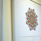 Mandala kiállítás a Huszár Gál Városi Könyvtárban ( Fotó: Patács Judit )