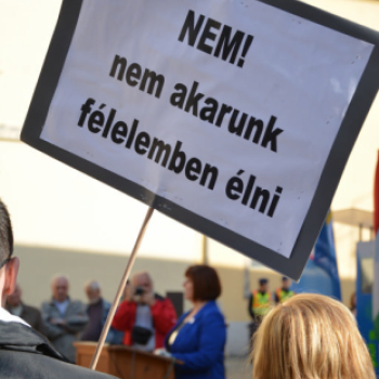 DK demonstráció (Fotó: Nagy Mária)