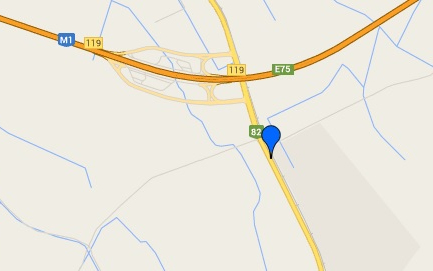 Teljes útlezárás baleset miatt a 82-es számú főúton