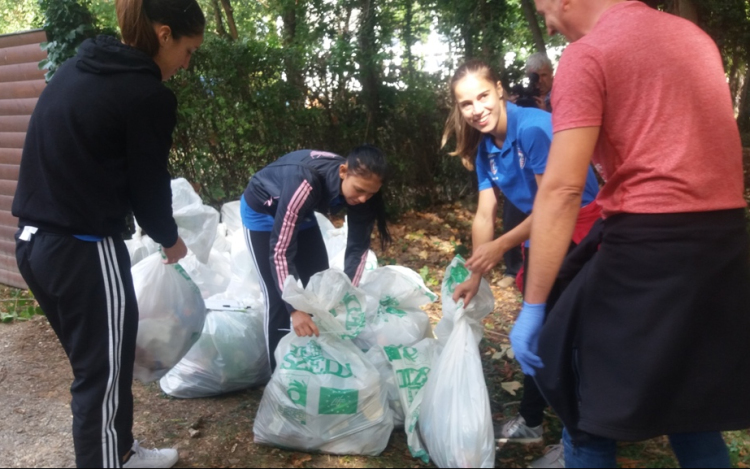 Megtisztították a parkot