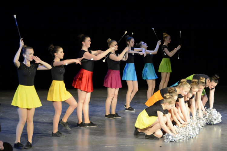 Mazsorett gála a Flesch Központban