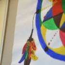 Mandala kiállítás a Huszár Gál Városi Könyvtárban ( Fotó: Patács Judit )