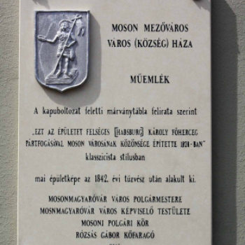 Táblaavató Mosonban (Fotó: Stipkovits Veronika)