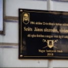 Táblaavató ünnepség Szűts János Alezredes Fővívómester emlékére