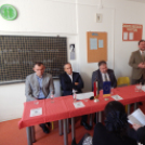 A Mosonmagyaróvári Tanoda ünnepélyes projektnyitó rendezvényére a Családok Átmeneti Otthonában.